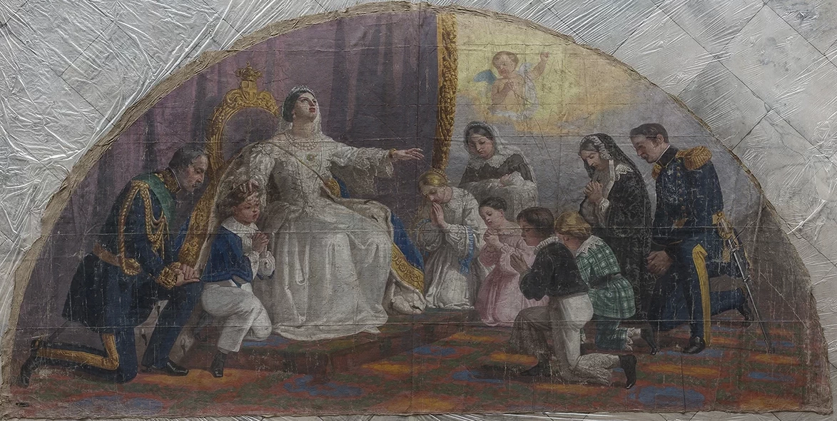 Maria Adelaide benedice la famiglia reale - Castello Reale, Racconigi, Cuneo